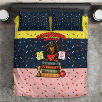 Dachshund Long Dog Big Personality Bedding Set Dachshund Lovers Club Cute Mascot