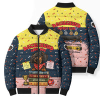 Dachshund Long Dog Big Personality Bomber Puffer Jacket Dachshund Lovers Club Cute Mascot