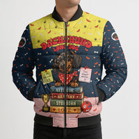 Dachshund Long Dog Big Personality Bomber Puffer Jacket Dachshund Lovers Club Cute Mascot