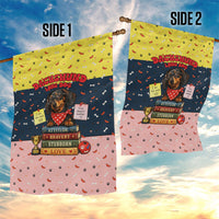 Dachshund Long Dog Big Personality Garden Flag Dachshund Lovers Club Cute Mascot