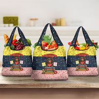 Dachshund Long Dog Big Personality Grocery Bag Dachshund Lovers Club Cute Mascot