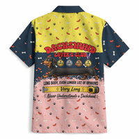 Dachshund Long Dog Big Personality Hawaiian Shirt Dachshund Lovers Club Cute Mascot