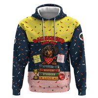Dachshund Long Dog Big Personality Hoodie Dachshund Lovers Club Cute Mascot