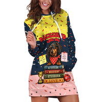 Dachshund Long Dog Big Personality Hoodie Dress Dachshund Lovers Club Cute Mascot