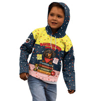 Dachshund Long Dog Big Personality Kid Hoodie Dachshund Lovers Club Cute Mascot
