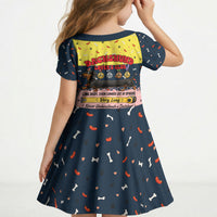 Dachshund Long Dog Big Personality Kid Short Sleeve Dress Dachshund Lovers Club Cute Mascot