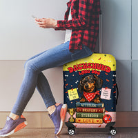 Dachshund Long Dog Big Personality Luggage Cover Dachshund Lovers Club Cute Mascot