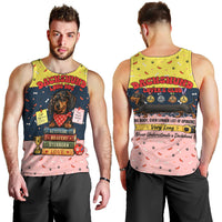 Dachshund Long Dog Big Personality Men Tank Top Dachshund Lovers Club Cute Mascot