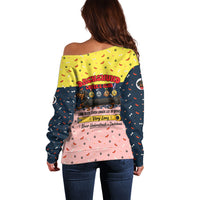 Dachshund Long Dog Big Personality Off Shoulder Sweater Dachshund Lovers Club Cute Mascot