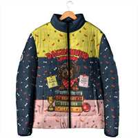 Dachshund Long Dog Big Personality Padded Jacket Dachshund Lovers Club Cute Mascot