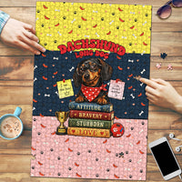 Dachshund Long Dog Big Personality Puzzle Dachshund Lovers Club Cute Mascot