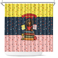 Dachshund Long Dog Big Personality Shower Curtain Dachshund Lovers Club Cute Mascot