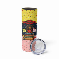 Dachshund Long Dog Big Personality Skinny Tumbler Dachshund Lovers Club Cute Mascot