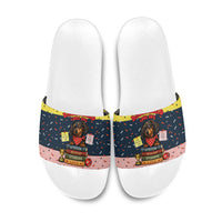 Dachshund Long Dog Big Personality Slide Sandals Dachshund Lovers Club Cute Mascot