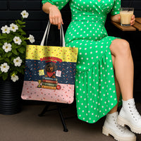 Dachshund Long Dog Big Personality Tote Bag Dachshund Lovers Club Cute Mascot