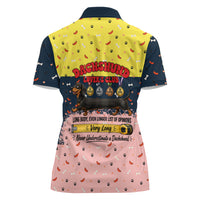 Dachshund Long Dog Big Personality Women Polo Shirt Dachshund Lovers Club Cute Mascot