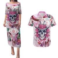 I May Not Be Perfect But At Least I Am Not Fake Skull Couples Matching Puletasi Dress and Hawaiian Shirt - Wonder Print Shop