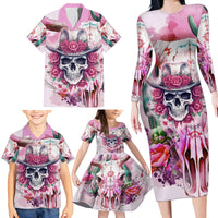 I May Not Be Perfect But At Least I Am Not Fake Skull Family Matching Long Sleeve Bodycon Dress and Hawaiian Shirt - Wonder Print Shop