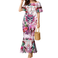 I May Not Be Perfect But At Least I Am Not Fake Skull Family Matching Mermaid Dress and Hawaiian Shirt - Wonder Print Shop