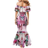 I May Not Be Perfect But At Least I Am Not Fake Skull Mermaid Dress - Wonder Print Shop