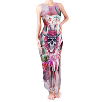 I May Not Be Perfect But At Least I Am Not Fake Skull Tank Maxi Dress - Wonder Print Shop
