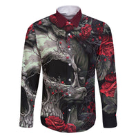 I'm Blunt Because God Rolled Me That Way Skull Family Matching Mermaid Dress and Hawaiian Shirt - Wonder Print Shop