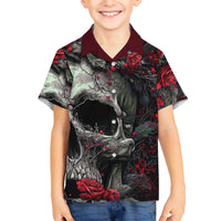 I'm Blunt Because God Rolled Me That Way Skull Kid Hawaiian Shirt - Wonder Print Shop