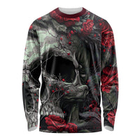 I'm Blunt Because God Rolled Me That Way Skull Long Sleeve Shirt - Wonder Print Shop