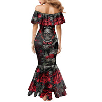 I'm Blunt Because God Rolled Me That Way Skull Mermaid Dress - Wonder Print Shop