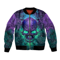 You My Friend Should Have Been Swallowed Skull Bomber Jacket - Wonder Print Shop