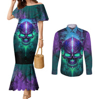 you-my-friend-should-have-been-swallowed-skull-couples-matching-mermaid-dress-and-long-sleeve-button-shirts