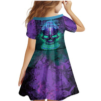 You My Friend Should Have Been Swallowed Skull Family Matching Mermaid Dress and Hawaiian Shirt - Wonder Print Shop