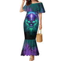 You My Friend Should Have Been Swallowed Skull Family Matching Mermaid Dress and Hawaiian Shirt - Wonder Print Shop
