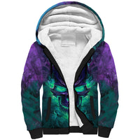 You My Friend Should Have Been Swallowed Skull Sherpa Hoodie - Wonder Print Shop