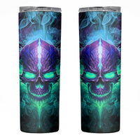 You My Friend Should Have Been Swallowed Skull Skinny Tumbler - Wonder Print Shop