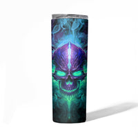 You My Friend Should Have Been Swallowed Skull Skinny Tumbler - Wonder Print Shop