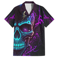 Music Is My Only Friend Skull Family Matching Off Shoulder Short Dress and Hawaiian Shirt - Wonder Print Shop