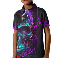 Music Is My Only Friend Skull Kid Polo Shirt - Wonder Print Shop