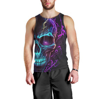 Music Is My Only Friend Skull Men Tank Top - Wonder Print Shop