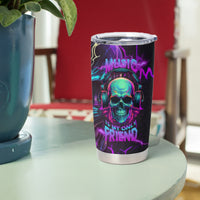 Music Is My Only Friend Skull Tumbler Cup - Wonder Print Shop