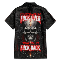 Be Careful Skull Family Matching Long Sleeve Bodycon Dress and Hawaiian Shirt - Wonder Print Shop