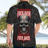 Be Careful Skull Hawaiian Shirt - Wonder Print Shop