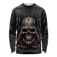 Be Careful Skull Long Sleeve Shirt - Wonder Print Shop