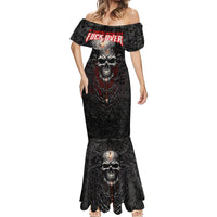 Be Careful Skull Mermaid Dress - Wonder Print Shop