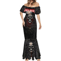 Be Careful Skull Mermaid Dress - Wonder Print Shop