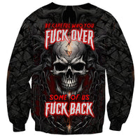 Be Careful Skull Sweatshirt - Wonder Print Shop