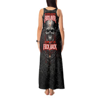Be Careful Skull Tank Maxi Dress - Wonder Print Shop