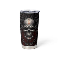 Be Careful Skull Tumbler Cup - Wonder Print Shop