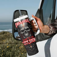 Be Careful Skull Tumbler With Handle - Wonder Print Shop