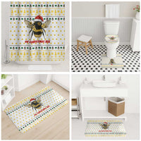 Oh Christmas Bee Bee Christmas Bathroom Set Xmas Holiday Patterns - Wonder Print Shop